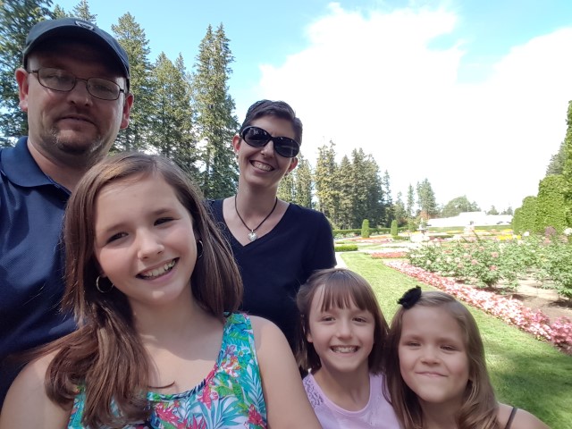 Family Selfie #1 of the trip